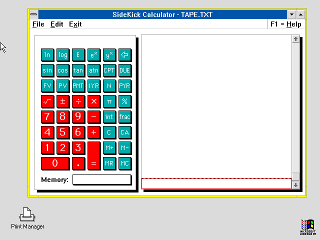 Sidekick Calculator